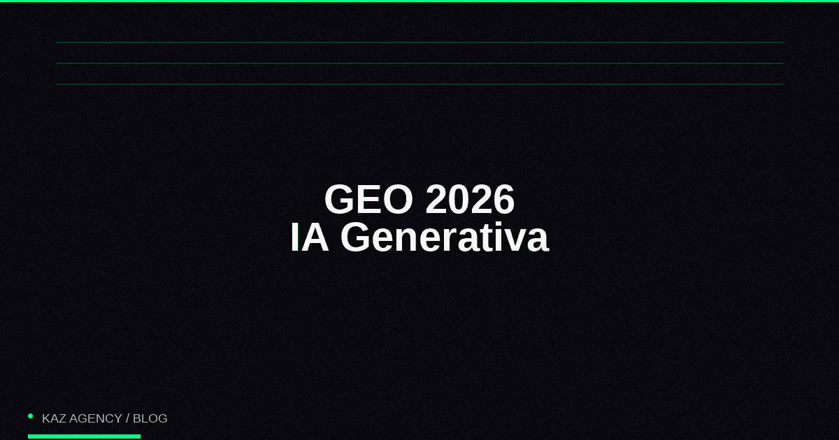 Imagem de capa do artigo: GEO 2026: Cómo Ser Citado por ChatGPT, Gemini y AI Overviews en Política