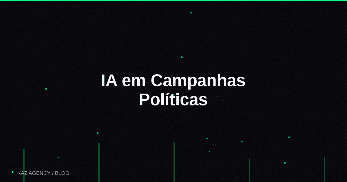 Imagem de capa do artigo: Inteligencia Artificial en Campañas Políticas: del Análisis de Datos al Servicio Automatizado
