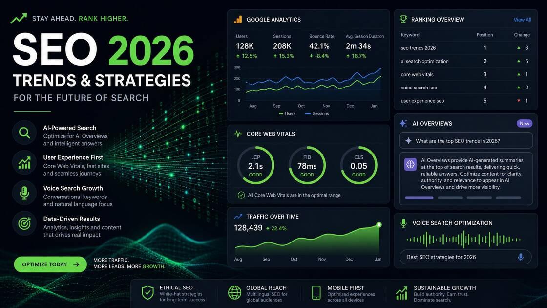 Imagem de capa do artigo: SEO 2026: Las Tendencias que Cambiarán el Ranking