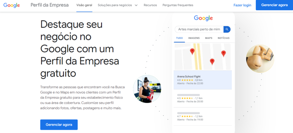 captura de pantalla google mi negocio google para empresas