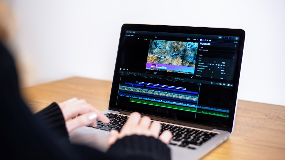 producción y edición de vídeos - editando contenido