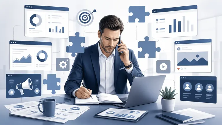 Imagen de portada: Desafíos y Soluciones de Marketing para Empresarios Ocupados