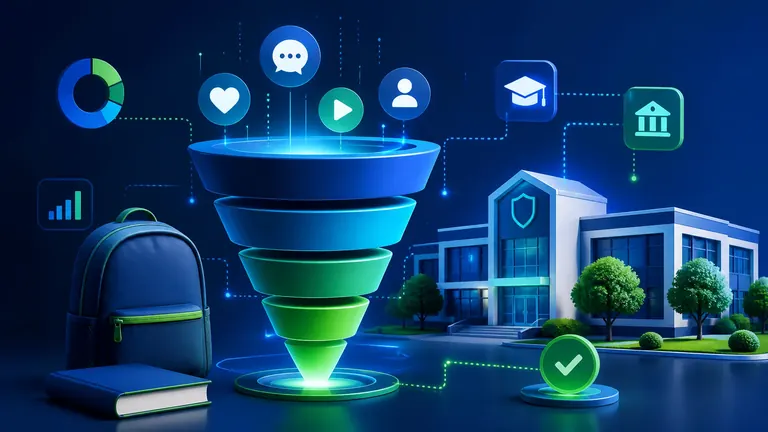 Marketing Digital para escuelas: cómo transformar interés en matrículas y crecer de forma consistente Imagen de portada: Marketing Digital para escuelas: cómo transformar interés en matrículas y crecer de forma consistente