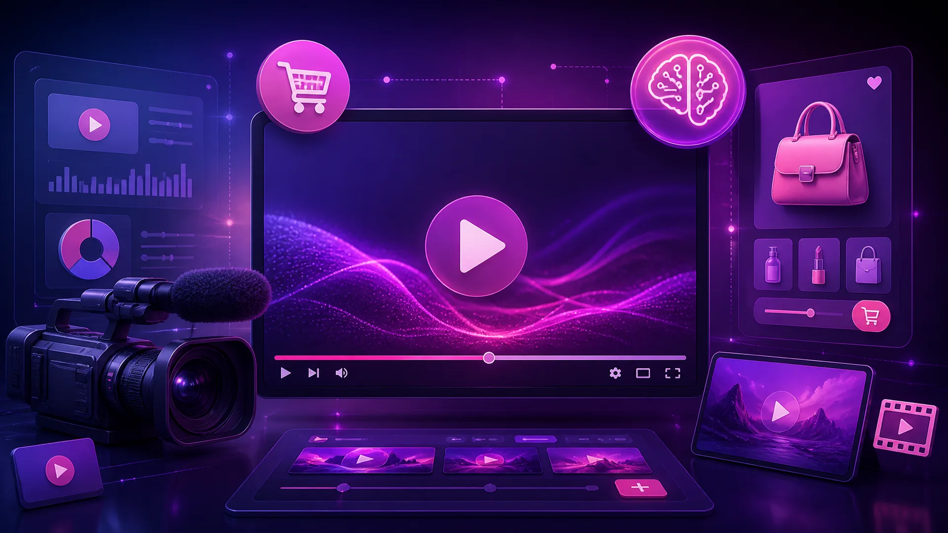 Imagem de capa do artigo: Marketing de Video en 2026: Videos Comprables, IA Generativa y Contenido Interactivo Imagem de capa do artigo: Marketing de Video en 2026: Videos Comprables, IA Generativa y Contenido Interactivo