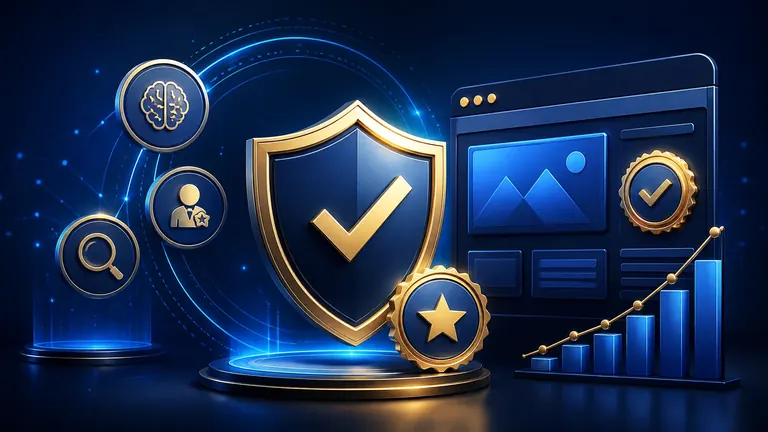 E-E-A-T y Autoridad Digital: Cómo Construir Credibilidad en la Era de la IA en 2026 Imagen de portada: E-E-A-T y Autoridad Digital: Cómo Construir Credibilidad en la Era de la IA en 2026