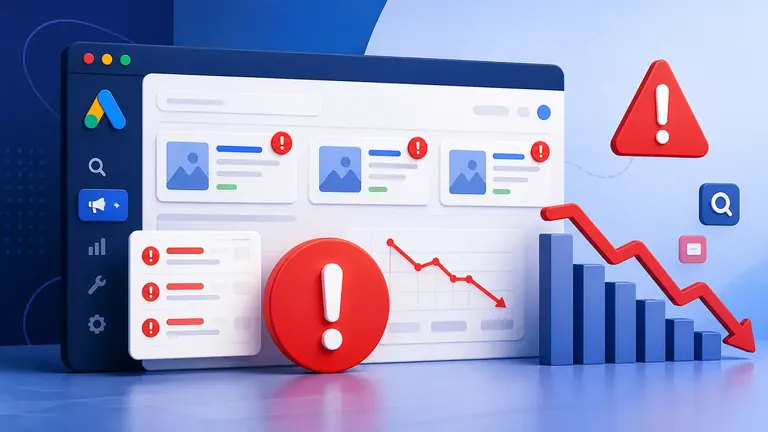 Errores Comunes en Campañas en Google Ads Imagen de portada: Errores Comunes en Campañas en Google Ads