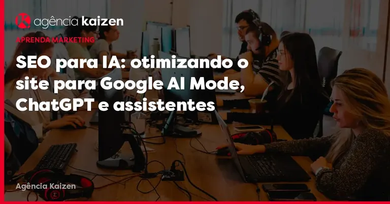 Imagen de portada: SEO para IA: optimizando el sitio para Google AI Mode, ChatGPT y asistentes