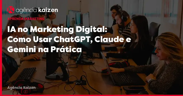 Imagen de portada: IA en Marketing Digital: Cómo Usar ChatGPT, Claude y Gemini en la Práctica