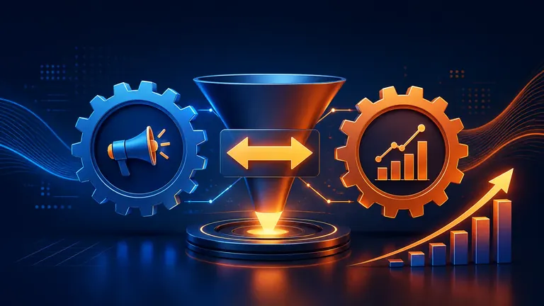Cómo alinear marketing y ventas para generar crecimiento real Imagen de portada: Cómo alinear marketing y ventas para generar crecimiento real