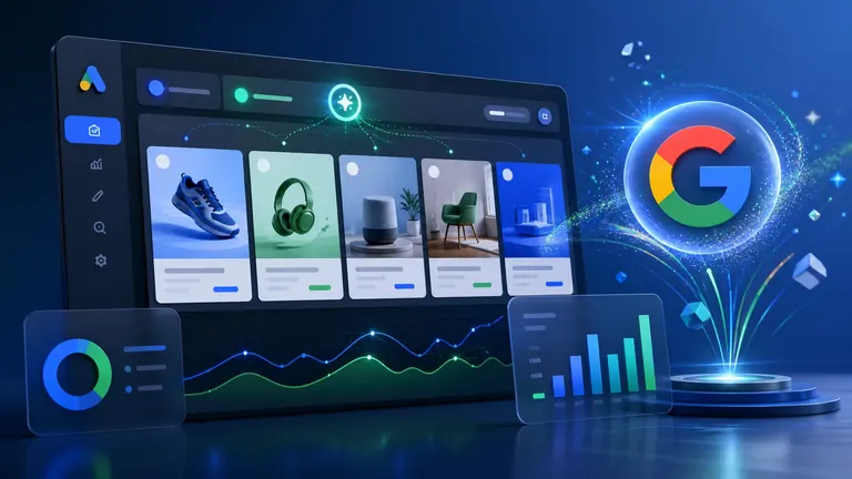 Google Ads 2026: Cómo la IA Generativa Está Transformando las Campañas Imagen de portada: Google Ads 2026: Cómo la IA Generativa Está Transformando las Campañas