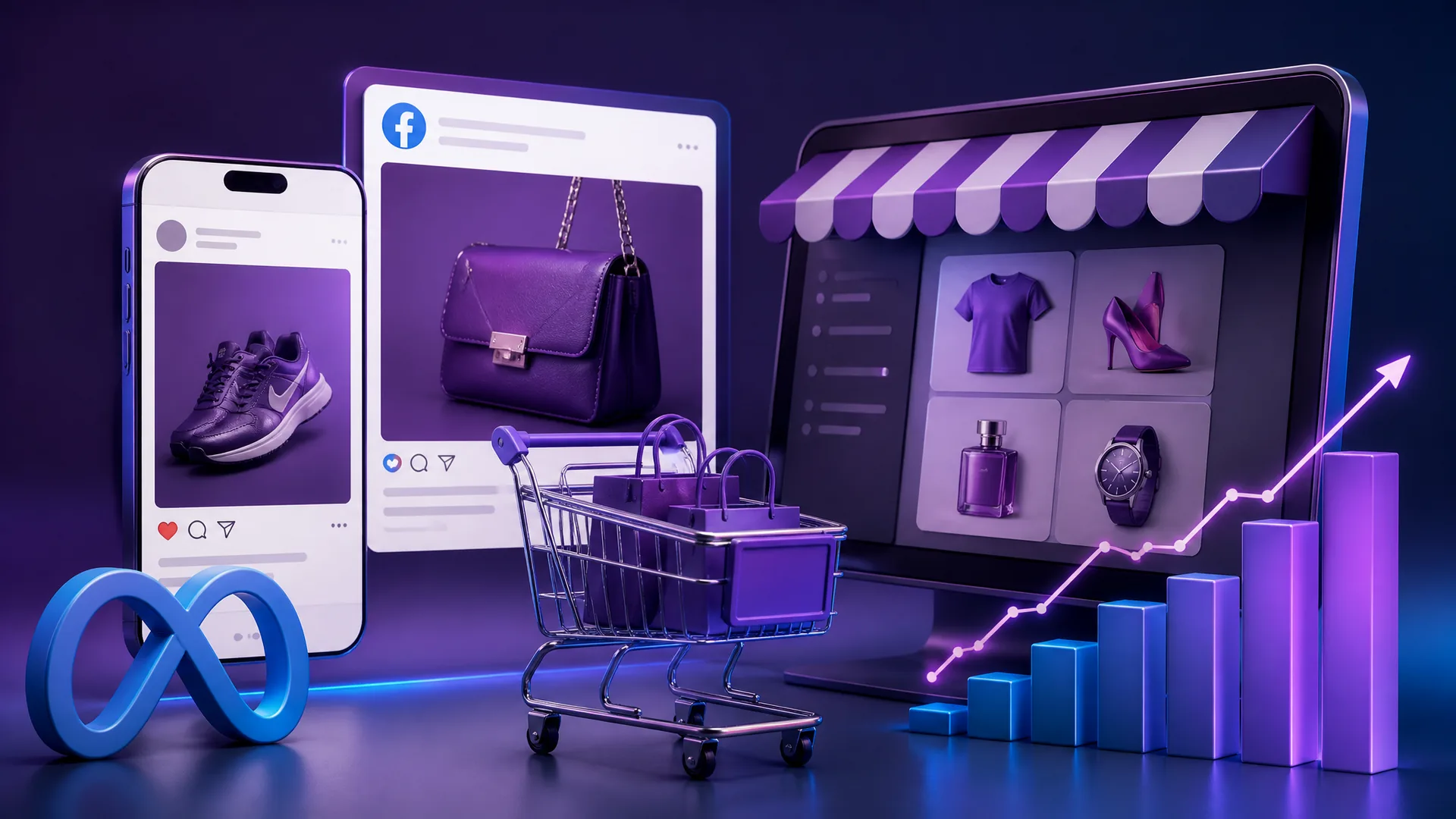 Imagem de capa: Meta Ads para Loja Virtual: Como Vender Mais no Instagram