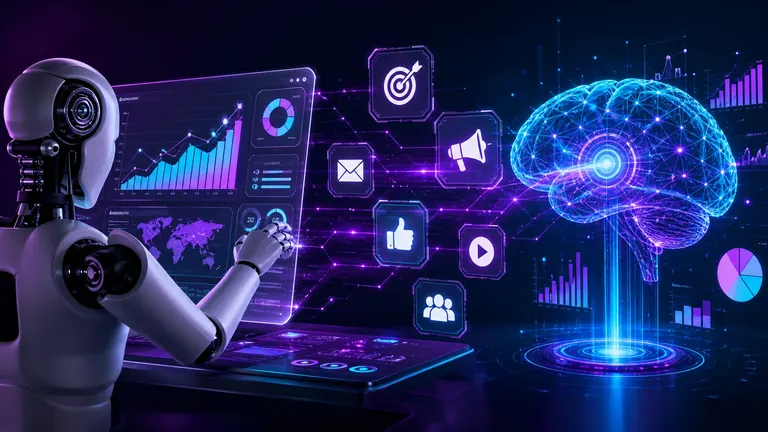 Cómo la Inteligencia Artificial Está Transformando el Marketing Digital Imagen de portada: Cómo la Inteligencia Artificial Está Transformando el Marketing Digital