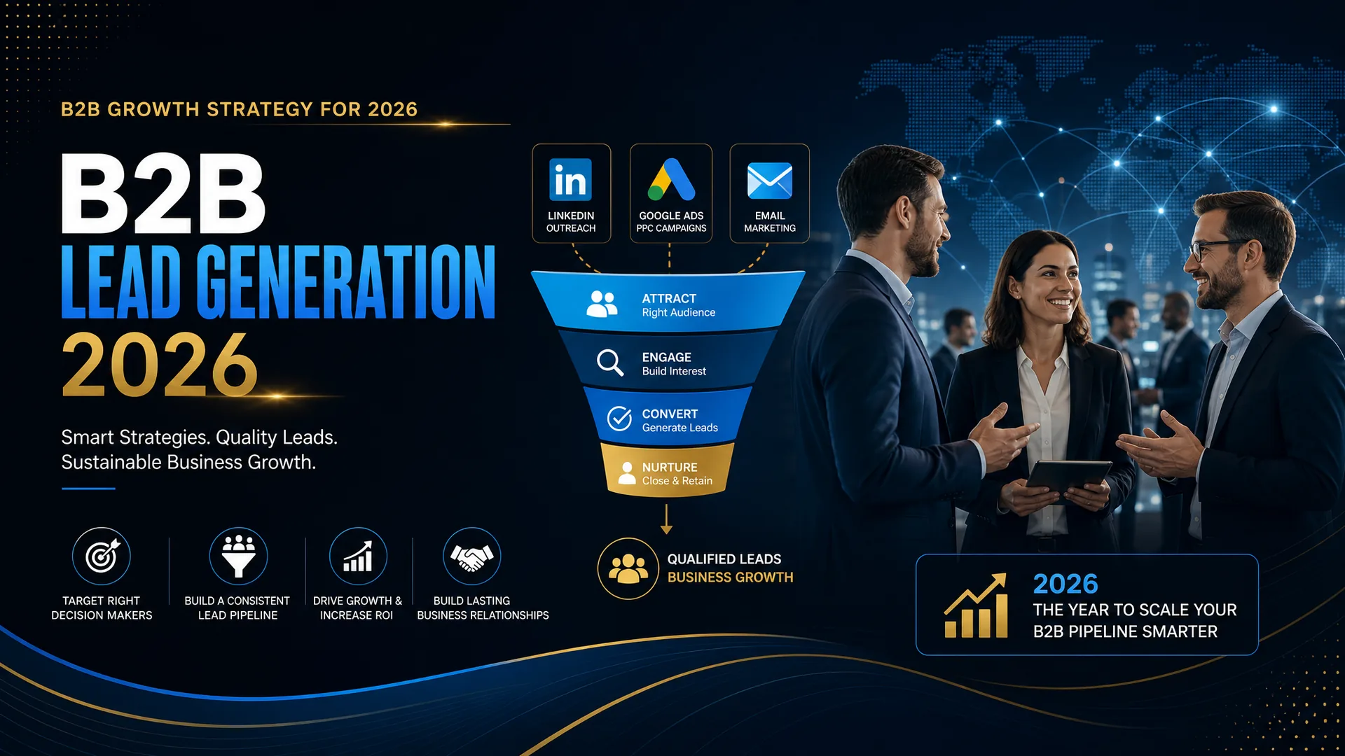 Imagem de capa do artigo: Generación de Leads B2B: Estrategias que Funcionan en 2026 Imagem de capa do artigo: Generación de Leads B2B: Estrategias que Funcionan en 2026