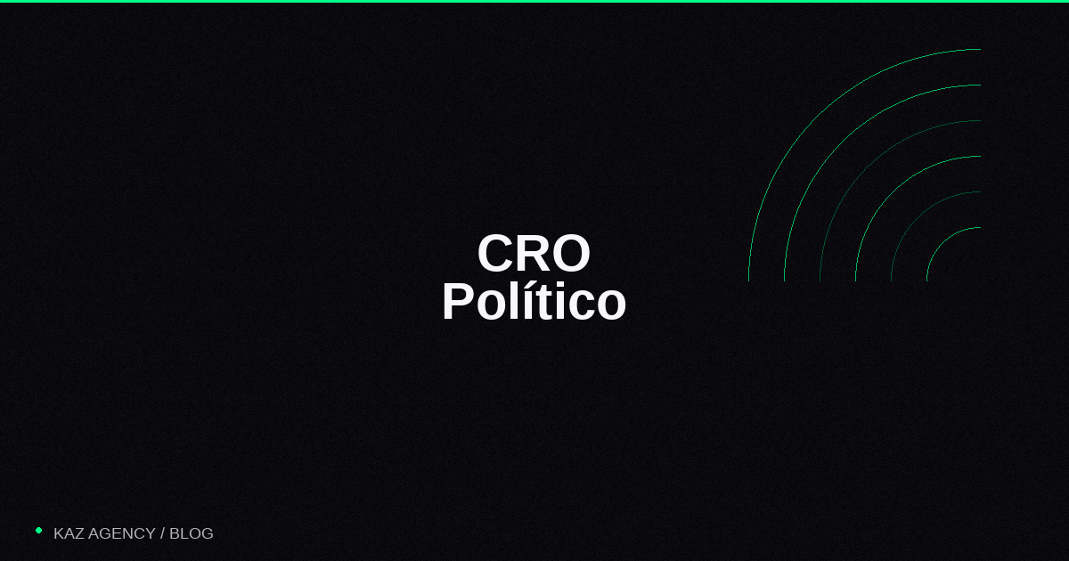 CRO Político: Cómo Optimizar Landing Pages y Sitios de Campaña para Convertir Más Imagen de portada: CRO Político: Cómo Optimizar Landing Pages y Sitios de Campaña para Convertir Más